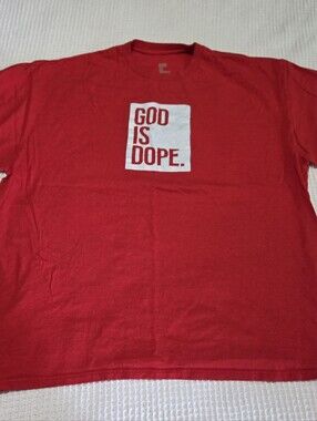 God Is Dope T-Shirt Size 2XL